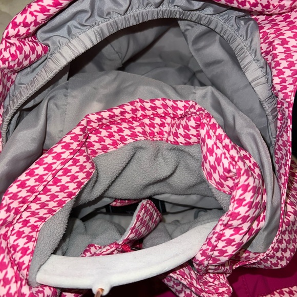 The North Face Pink Houndstooth Hyvent Jacket - Picture 9 of 16